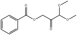 2-Propanone, 3-(benzoyloxy)-1,1-dimethoxy- Structure