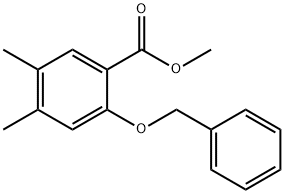 Methyl 2-(benzyloxy)-4,5-dimethylbenzoate Structure