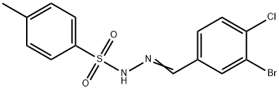 N'-(3-bromo-4-chlorobenzylidene)-4-methylbenzenesulfonohydrazide Structure