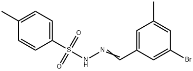 N'-(3-bromo-5-methylbenzylidene)-4-methylbenzenesulfonohydrazide Structure