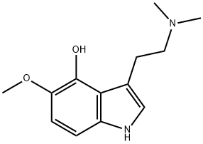 1H-Indol-4-ol, 3-[2-(dimethylamino)ethyl]-5-methoxy- Structure