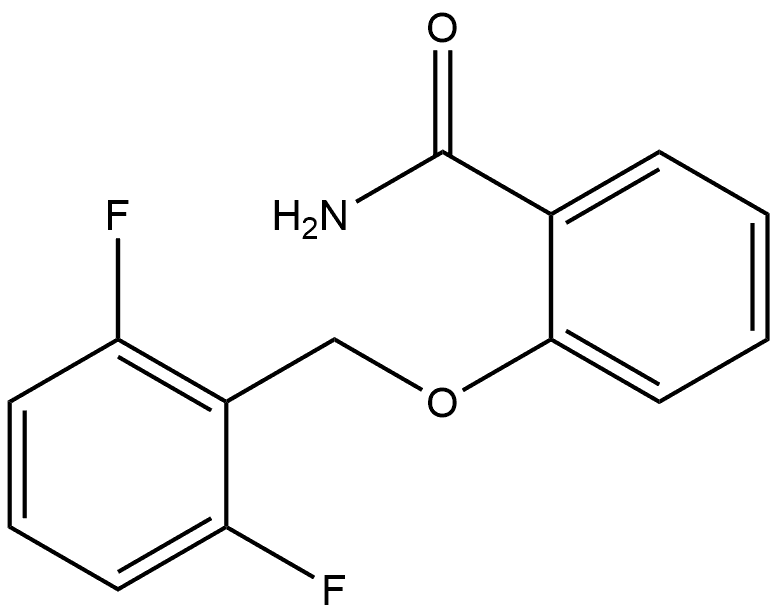 2-[(2,6-Difluorophenyl)methoxy]benzamide Structure