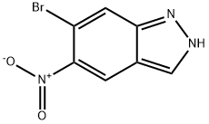 2H-Indazole, 6-bromo-5-nitro- 구조식 이미지