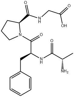 Glycine, L-alanyl-L-phenylalanyl-L-prolyl- Structure