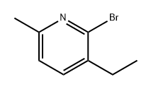 Pyridine, 2-bromo-3-ethyl-6-methyl- 구조식 이미지