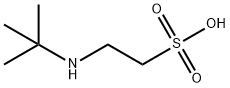 Ethanesulfonic acid, 2-[(1,1-dimethylethyl)amino]- Structure