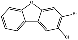 Dibenzofuran, 3-bromo-2-chloro- Structure