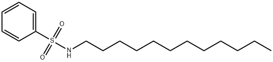 Benzenesulfonamide, N-dodecyl- Structure