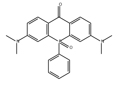 10(5H)-Acridophosphinone, 3,7-bis(dimethylamino)-5-phenyl-, 5-oxide Structure