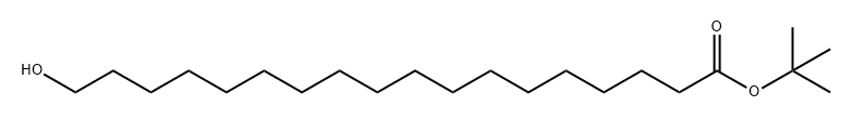 Octadecanoic acid, 18-hydroxy-, 1,1-dimethylethyl ester Structure