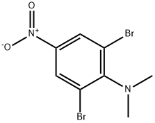 Benzenamine, 2,6-dibromo-N,N-dimethyl-4-nitro- Structure