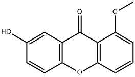 9H-Xanthen-9-one, 7-hydroxy-1-methoxy- 구조식 이미지