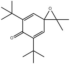 1-Oxaspiro[2.5]octa-4,7-dien-6-one, 5,7-bis(1,1-dimethylethyl)-2,2-dimethyl- 구조식 이미지