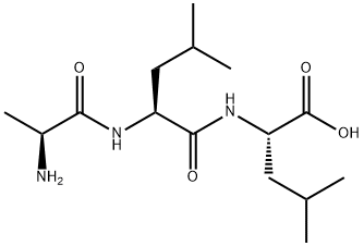 L-Leucine, L-alanyl-L-leucyl- Structure