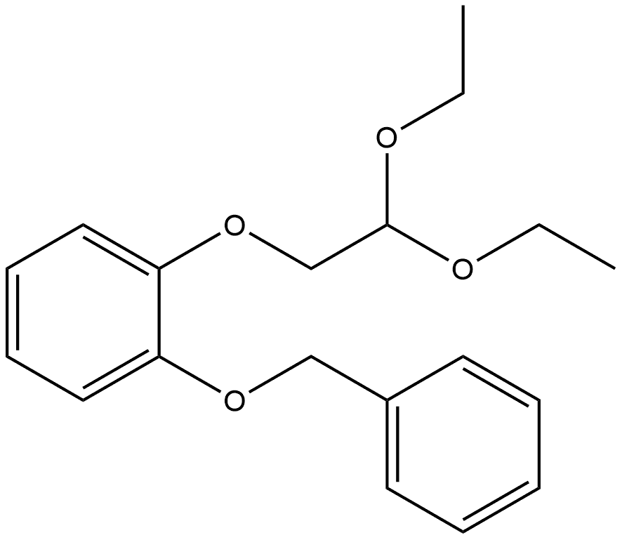 1-(2,2-Diethoxyethoxy)-2-(phenylmethoxy)benzene Structure