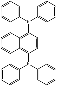 1,4-Naphthalenediamine, N1,N1,N4,N4-tetraphenyl- Structure