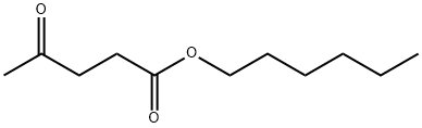 Pentanoic acid, 4-oxo-, hexyl ester Structure