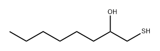 2-Octanol, 1-mercapto- Structure