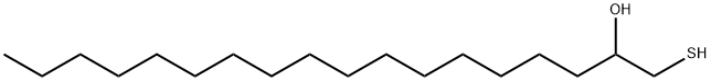 1-Mercapto-2-octadecanol Structure