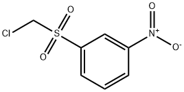 Benzene, 1-[(chloromethyl)sulfonyl]-3-nitro- Structure