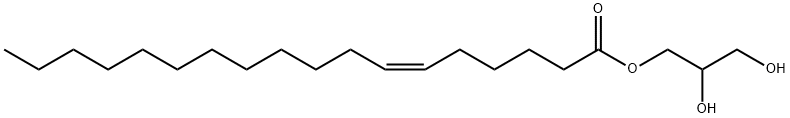 6-Octadecenoic acid, 2,3-dihydroxypropyl ester, (6Z)- Structure