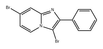 3,7-dibromo-2-phenylimidazo[1,2-a]pyridine Structure