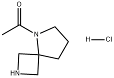 Ethanone, 1-(2,5-diazaspiro[3.4]oct-5-yl)-, hydrochloride (1:1) Structure
