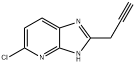3H-Imidazo[4,5-b]pyridine, 5-chloro-2-(2-propyn-1-yl)- Structure