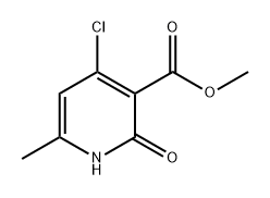 3-Pyridinecarboxylic acid, 4-chloro-1,2-dihydro-6-methyl-2-oxo-, methyl ester Structure