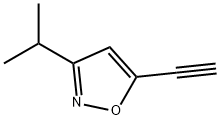 5-Ethynyl-3-(1-methylethyl)isoxazole 구조식 이미지