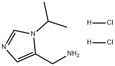 1H-Imidazole-5-methanamine, 1-(1-methylethyl)-, hydrochloride (1:2) Structure