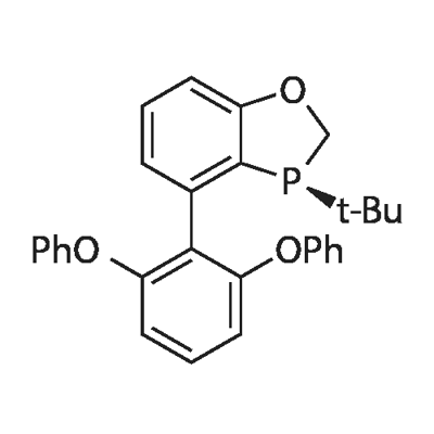 1,3-Benzoxaphosphole, 3-(1,1-dimethylethyl)-4-(2,6-diphenoxyphenyl)-2,3-dihydro-, (3S)- Structure