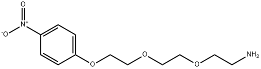 2-(2-(2-(4-nitrophenoxy)ethoxy)ethoxy)ethanamine Structure