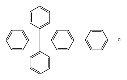 1,1'-Biphenyl, 4-chloro-4'-(triphenylmethyl)- Structure