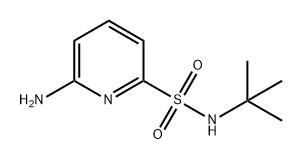 2-Pyridinesulfonamide, 6-amino-N-(1,1-dimethylethyl)- Structure