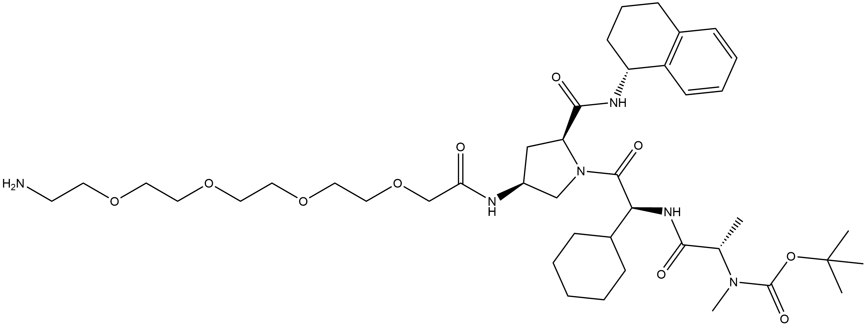 A 410099.1 amide-PEG4-amine Structure