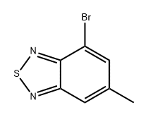 2,1,3-Benzothiadiazole, 4-bromo-6-methyl- Structure