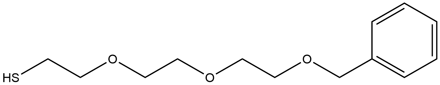 2-[2-[2-(Phenylmethoxy)ethoxy]ethoxy]ethanethiol Structure