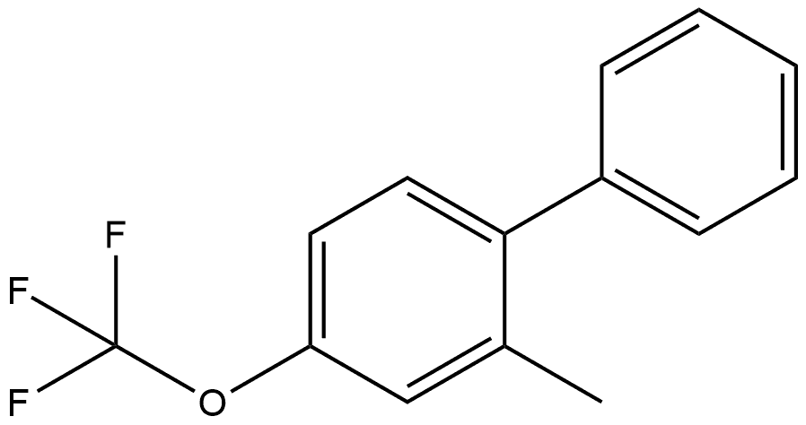 2-Methyl-4-(trifluoromethoxy)-1,1'-biphenyl Structure