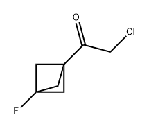 2-Chloro-1-(3-fluoro-bicyclo[1.1.1]pent-1-yl)-ethanone Structure