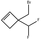 Cyclobutene, 3-(bromomethyl)-3-(difluoromethyl)- 구조식 이미지