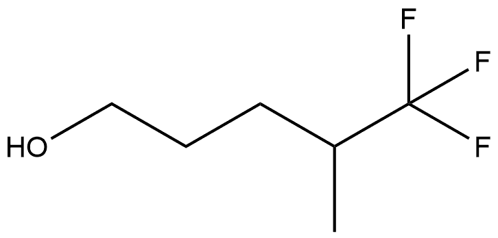 5,5,5-trifluoro-4-methylpentan-1-ol Structure