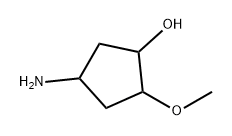 Cyclopentanol, 4-amino-2-methoxy- Structure