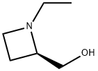 2-Azetidinemethanol, 1-ethyl-, (2R)- 구조식 이미지