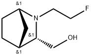 2-Azabicyclo[2.2.1]heptane-3-methanol, 2-(2-fluoroethyl)-, (1S,3S,4R)- Structure