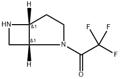 Ethanone, 1-(1R,5R)-2,6-diazabicyclo[3.2.0]hept-2-yl-2,2,2-trifluoro- Structure