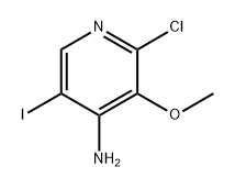 4-Pyridinamine, 2-chloro-5-iodo-3-methoxy- Structure