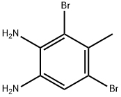 1,2-Benzenediamine, 3,5-dibromo-4-methyl- 구조식 이미지