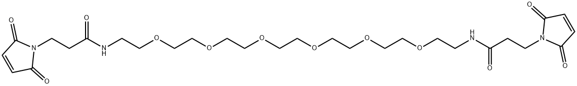 Bis-Mal-PEG6 Structure