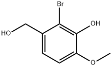 Benzenemethanol, 2-bromo-3-hydroxy-4-methoxy- Structure